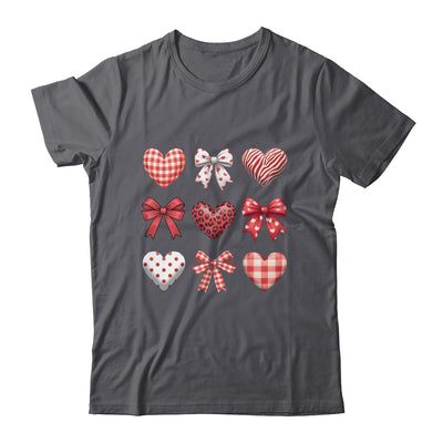 Valentines Hearts Leopard Coquette Bow Daughter Women Girls Shirt & Tank Top | siriusteestore