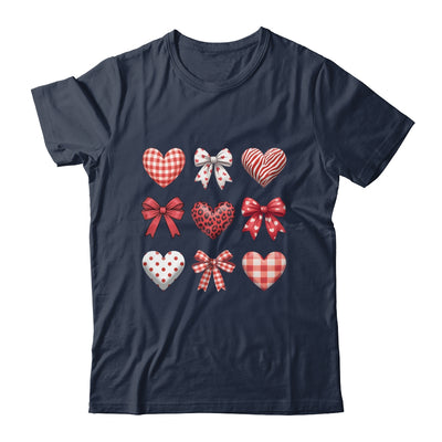 Valentines Hearts Leopard Coquette Bow Daughter Women Girls Shirt & Tank Top | siriusteestore