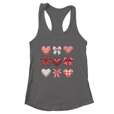 Valentines Hearts Leopard Coquette Bow Daughter Women Girls Shirt & Tank Top | siriusteestore