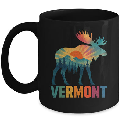 Vermont New England Vintage Pride Moose Nature Hiking Mug | siriusteestore
