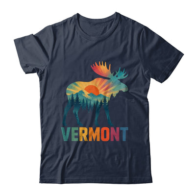 Vermont New England Vintage Pride Moose Nature Hiking Shirt & Tank Top | siriusteestore