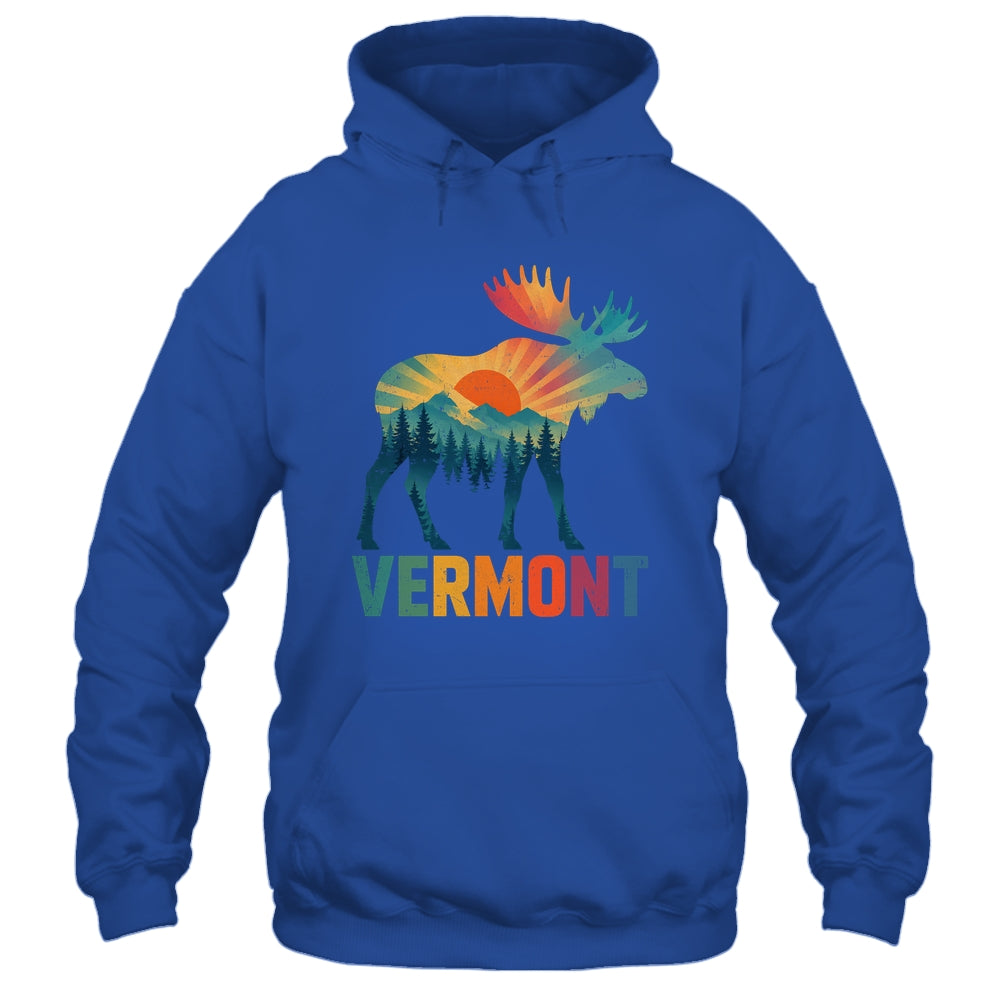 Vermont New England Vintage Pride Moose Nature Hiking Shirt & Tank Top | siriusteestore