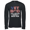 Vet Bod Like A Dad Bod But With More Back Pain US Flag Shirt & Hoodie | siriusteestore