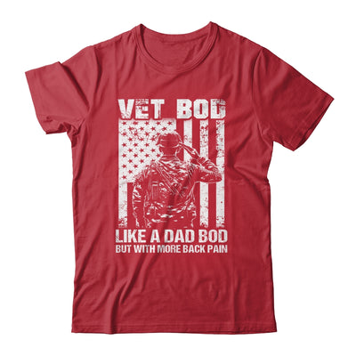 Vet Bod Like Dad Bod But More Back Pain Vintage Flag Shirt & Hoodie | siriusteestore