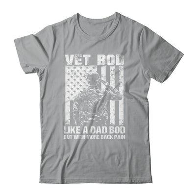 Vet Bod Like Dad Bod But More Back Pain Vintage Flag Shirt & Hoodie | siriusteestore