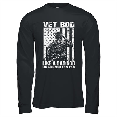 Vet Bod Like Dad Bod But More Back Pain Vintage Flag Shirt & Hoodie | siriusteestore
