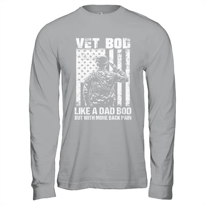 Vet Bod Like Dad Bod But More Back Pain Vintage Flag Shirt & Hoodie | siriusteestore