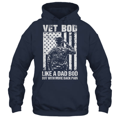 Vet Bod Like Dad Bod But More Back Pain Vintage Flag Shirt & Hoodie | siriusteestore