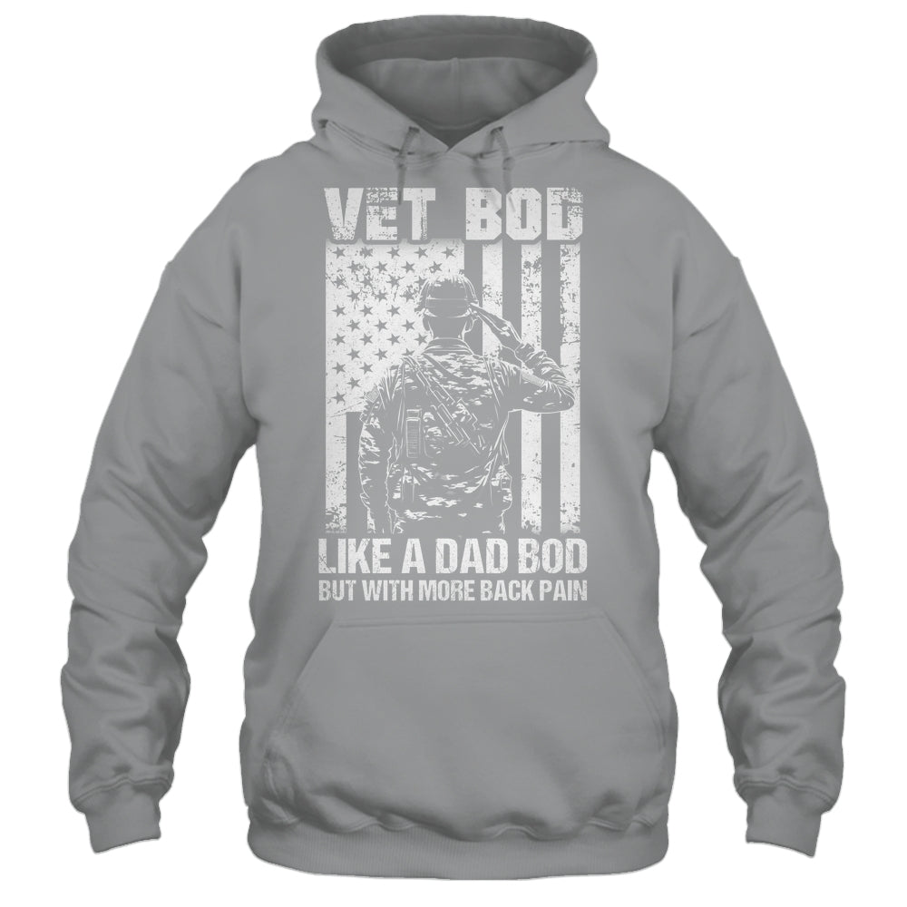 Vet Bod Like Dad Bod But More Back Pain Vintage Flag Shirt & Hoodie | siriusteestore