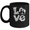 Vet Tech Love Animals Veterinarian Tech Distressed Mug | siriusteestore