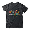 Veterinary Medicine Vet Med Staff Veterinarian Groovy Shirt & Tank Top | siriusteestore