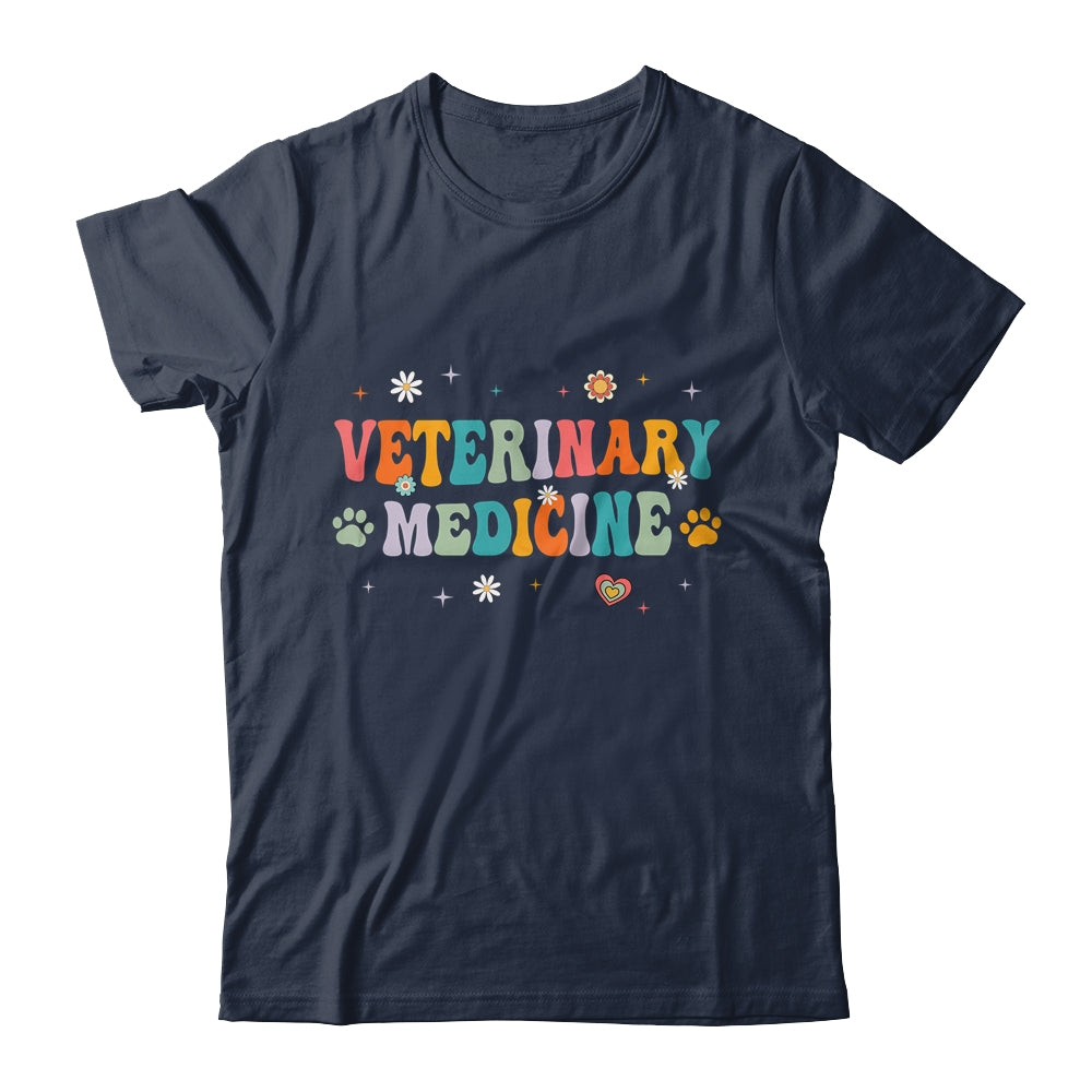 Veterinary Medicine Vet Med Staff Veterinarian Groovy Shirt & Tank Top | siriusteestore