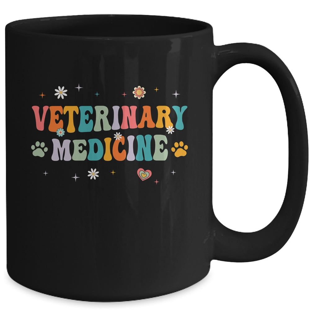 Veterinary Medicine Vet Med Staff Veterinarian Groovy Mug | siriusteestore