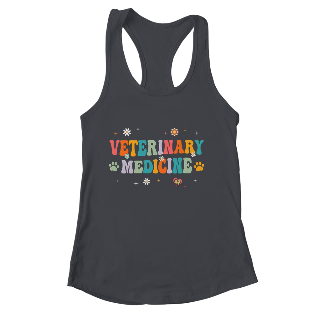 Veterinary Medicine Vet Med Staff Veterinarian Groovy Shirt & Tank Top | siriusteestore
