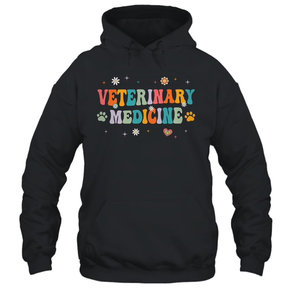 Veterinary Medicine Vet Med Staff Veterinarian Groovy Shirt & Tank Top | siriusteestore