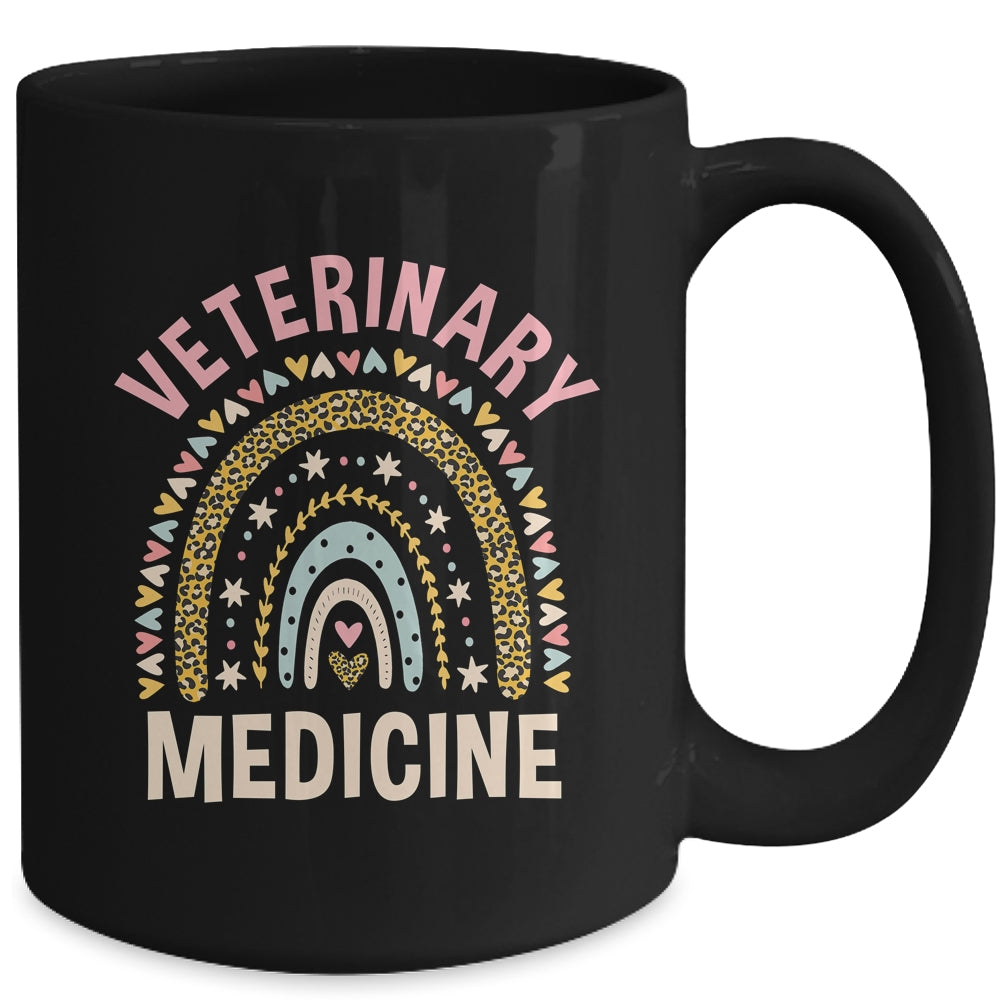 Veterinary Medicine Veterinarian Appreciation Rainbow Mug | siriusteestore