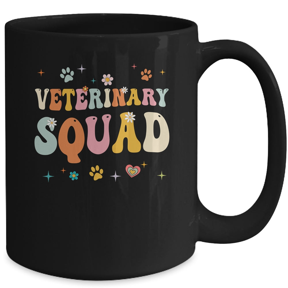 Veterinary Squad Vet Tech Symbol Veterinary Assistant Groovy Mug | siriusteestore