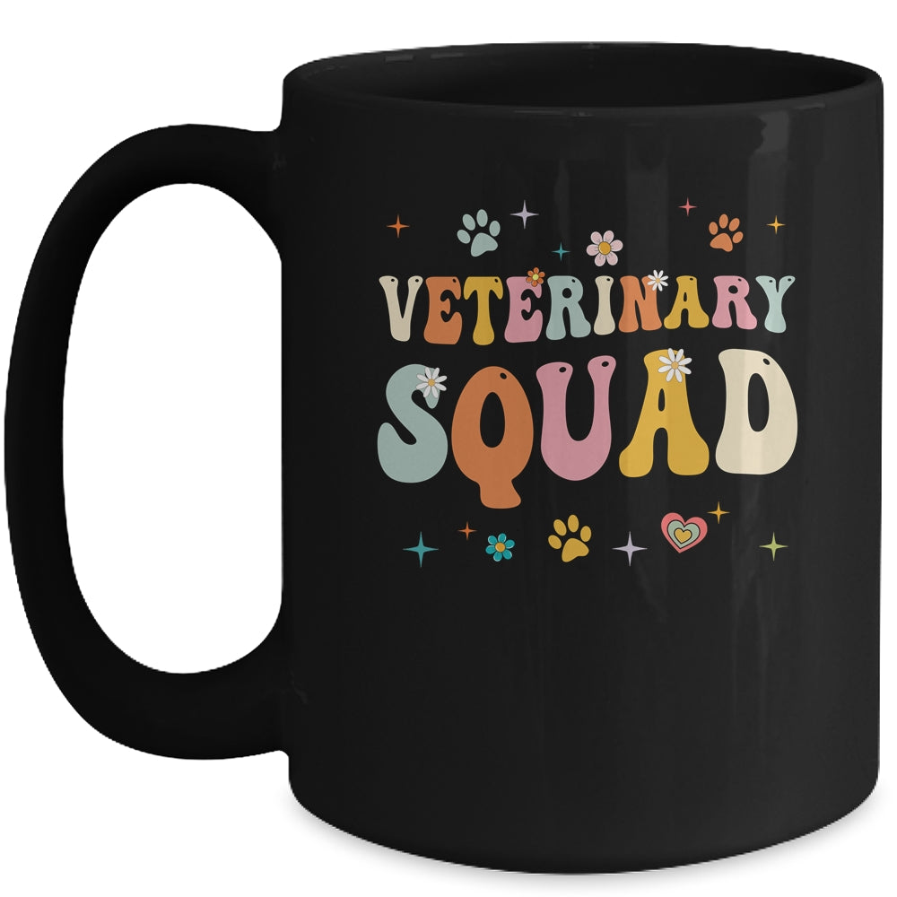 Veterinary Squad Vet Tech Symbol Veterinary Assistant Groovy Mug | siriusteestore
