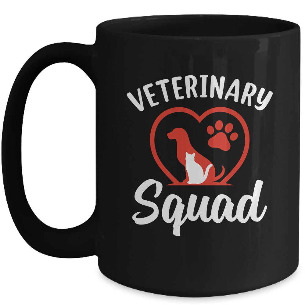 Veterinary Squad Vet Tech Symbol Veterinary Assistant Mug | siriusteestore