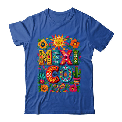 Vibrant Mexico Floral Cinco De Mayo Mexican Folk Colorful Shirt & Hoodie | siriusteestore