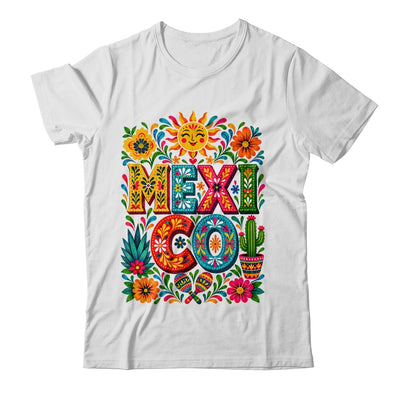 Vibrant Mexico Floral Cinco De Mayo Mexican Folk Colorful Shirt & Hoodie | siriusteestore