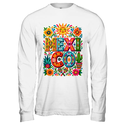 Vibrant Mexico Floral Cinco De Mayo Mexican Folk Colorful Shirt & Hoodie | siriusteestore
