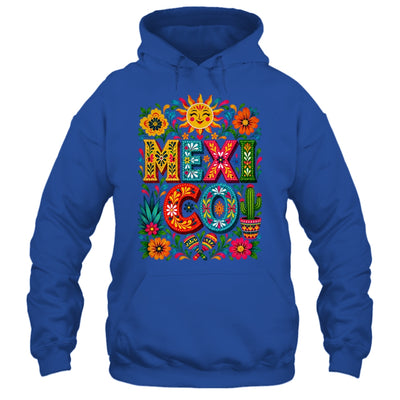 Vibrant Mexico Floral Cinco De Mayo Mexican Folk Colorful Shirt & Hoodie | siriusteestore