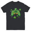 Video Game Controller Irish Gamer Boys Happy St Patricks Day Youth Shirt | siriusteestore