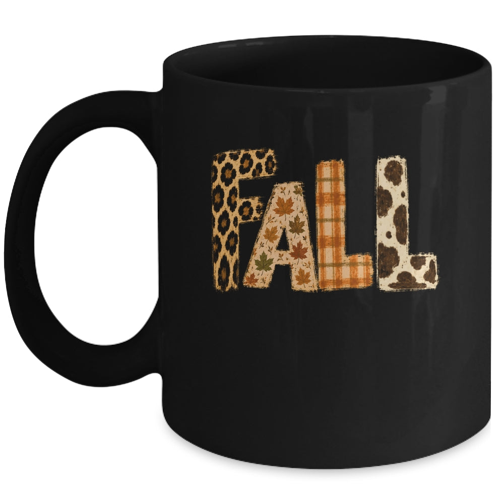 Vinage Autumn Distressed Fall Pumpkin Girly Thanksgiving Mug | siriusteestore