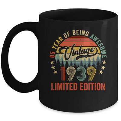 Vintage 1939 Limited Edition 85 Year Old 85th Birthday Mug | siriusteestore