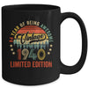 Vintage 1940 Limited Edition 84 Year Old 84th Birthday Mug | siriusteestore