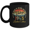 Vintage 1945 Limited Edition 80 Year Old 80th Birthday Mug | siriusteestore