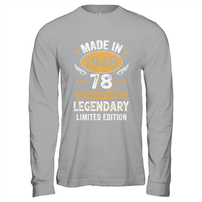 Vintage 1948 78 Years Old Birthday 78th Birthday Men Women Shirt & Hoodie | siriusteestore
