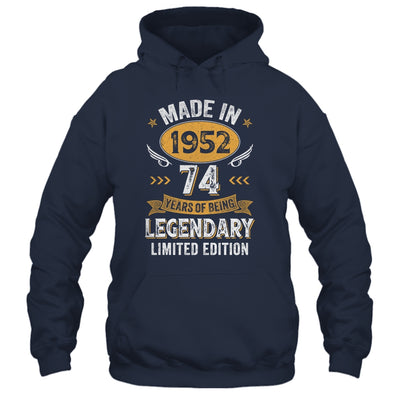 Vintage 1952 74 Years Old Birthday 74th Birthday Men Women Shirt & Hoodie | siriusteestore