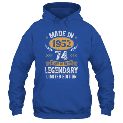 Vintage 1952 74 Years Old Birthday 74th Birthday Men Women Shirt & Hoodie | siriusteestore