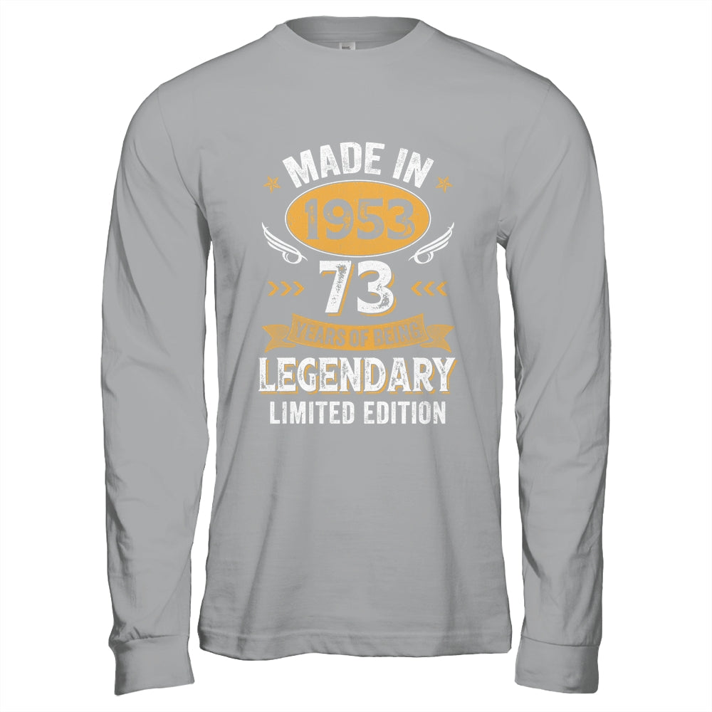 Vintage 1953 73 Years Old Birthday 73rd Birthday Men Women Shirt & Hoodie | siriusteestore
