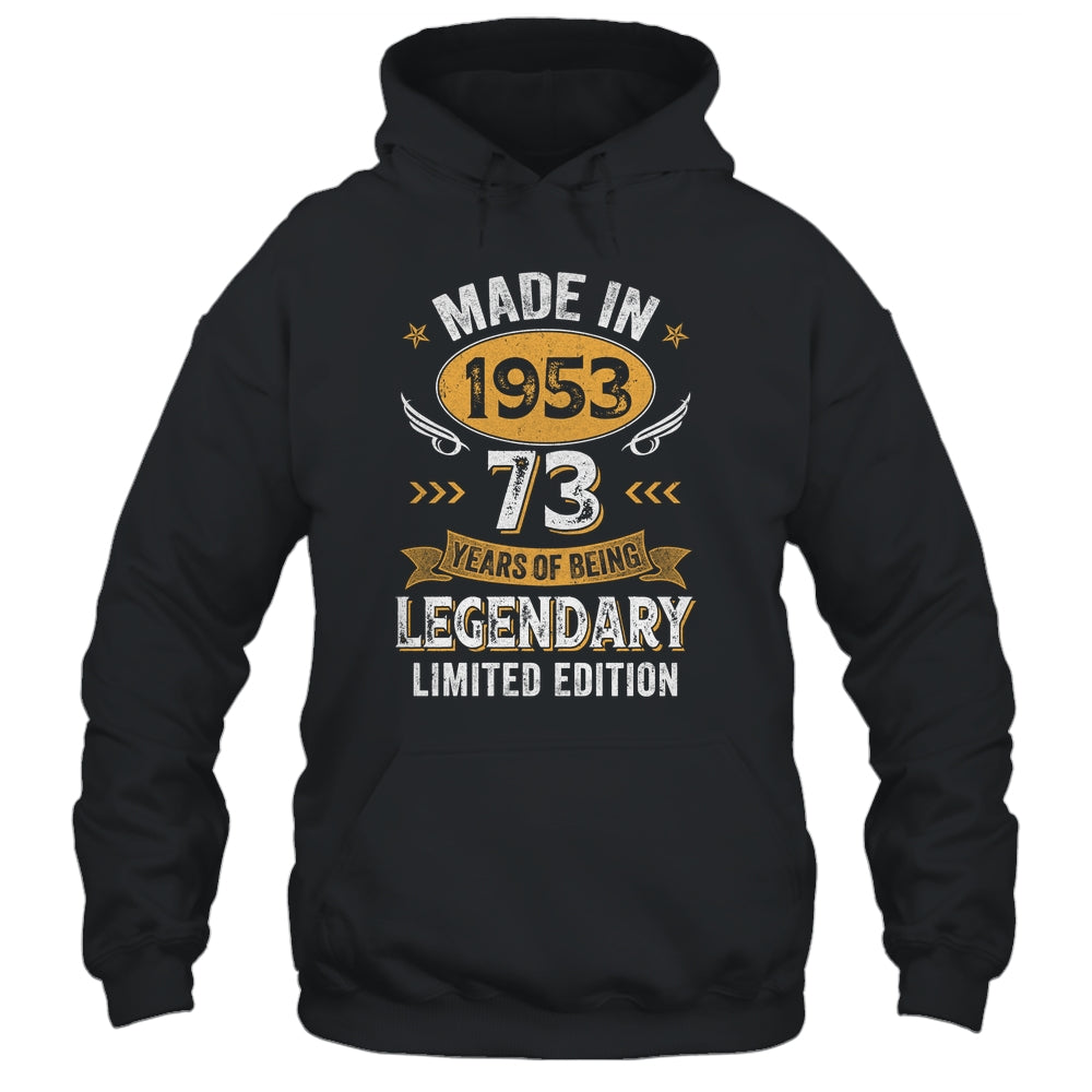 Vintage 1953 73 Years Old Birthday 73rd Birthday Men Women Shirt & Hoodie | siriusteestore