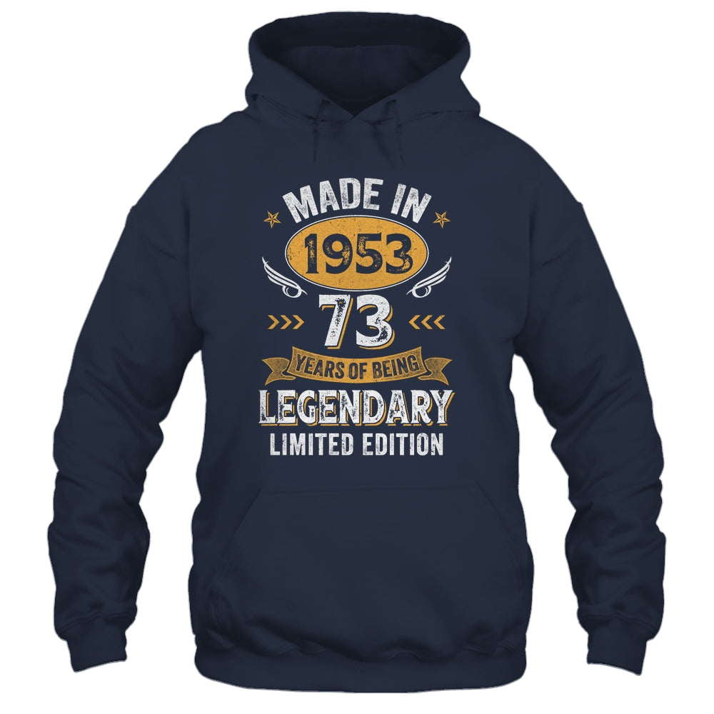 Vintage 1953 73 Years Old Birthday 73rd Birthday Men Women Shirt & Hoodie | siriusteestore