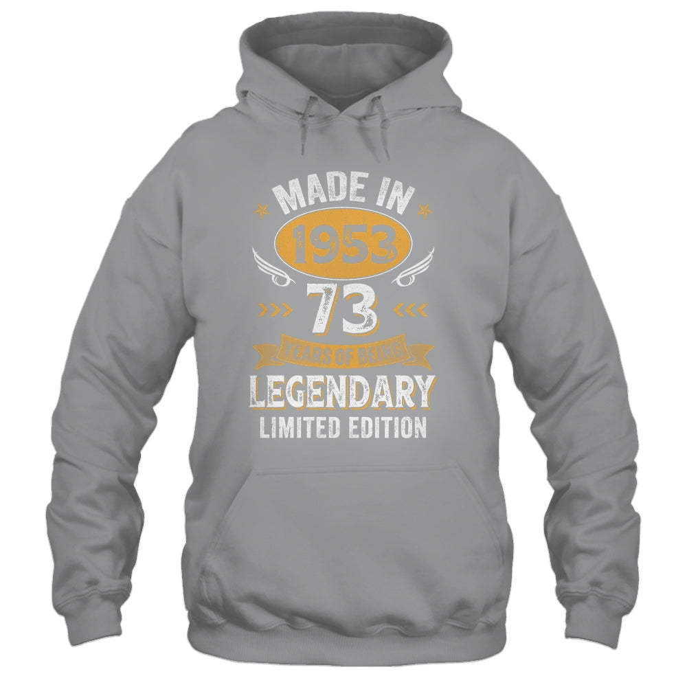 Vintage 1953 73 Years Old Birthday 73rd Birthday Men Women Shirt & Hoodie | siriusteestore