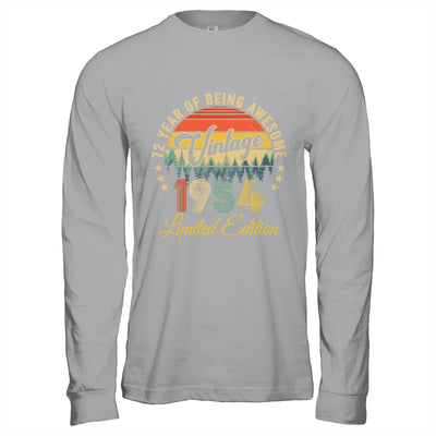 Vintage 1954 Limited Edition 72 Years Old 72nd Birthday Shirt & Hoodie | siriusteestore