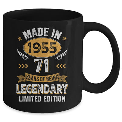 Vintage 1955 71 Years Old Birthday 71st Birthday Men Women Mug | siriusteestore