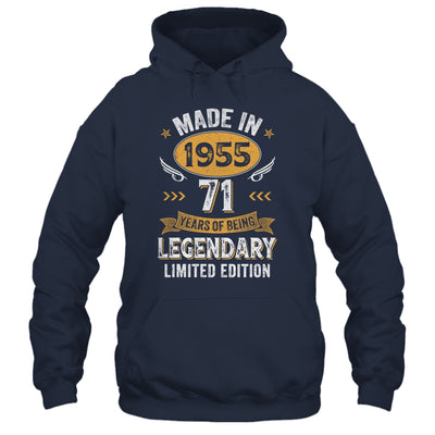 Vintage 1955 71 Years Old Birthday 71st Birthday Men Women Shirt & Hoodie | siriusteestore
