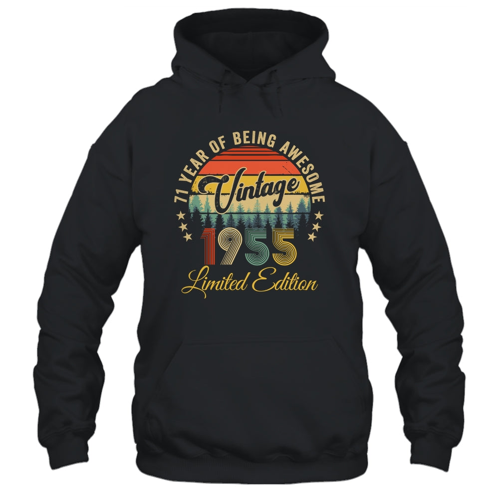 Vintage 1955 Limited Edition 71 Years Old 71st Birthday Shirt & Hoodie | siriusteestore