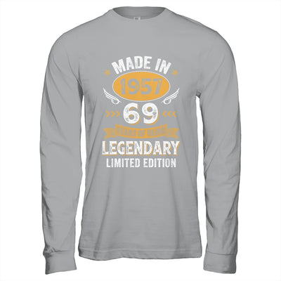 Vintage 1957 69 Years Old Birthday 69th Birthday Men Women Shirt & Hoodie | siriusteestore