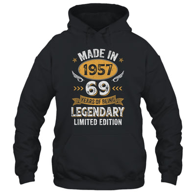 Vintage 1957 69 Years Old Birthday 69th Birthday Men Women Shirt & Hoodie | siriusteestore