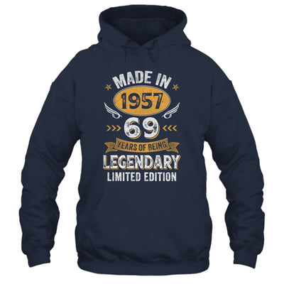 Vintage 1957 69 Years Old Birthday 69th Birthday Men Women Shirt & Hoodie | siriusteestore
