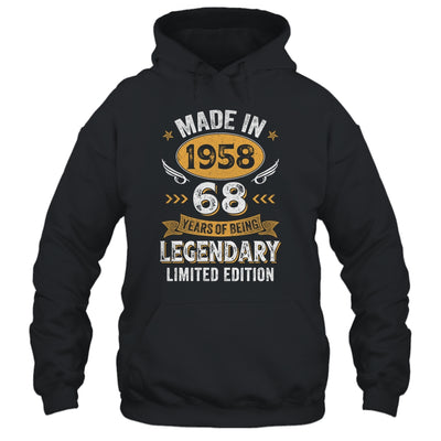 Vintage 1958 68 Years Old Birthday 68th Birthday Men Women Shirt & Hoodie | siriusteestore