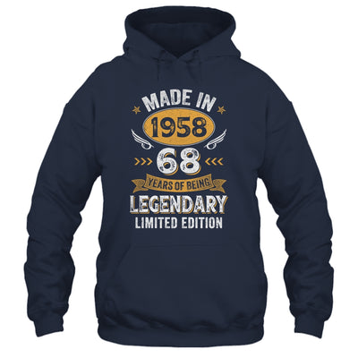 Vintage 1958 68 Years Old Birthday 68th Birthday Men Women Shirt & Hoodie | siriusteestore
