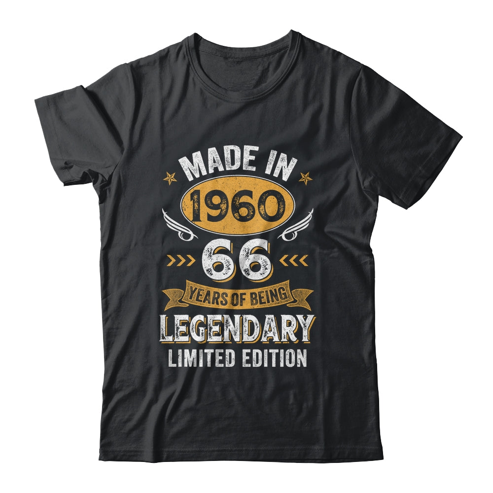 Vintage 1960 66 Years Old Birthday 66th Birthday Men Women Shirt & Hoodie | siriusteestore
