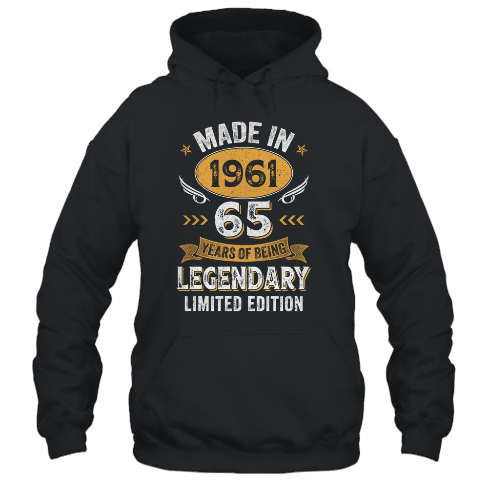 Vintage 1961 65 Years Old Birthday 65th Birthday Men Women Shirt & Hoodie | siriusteestore